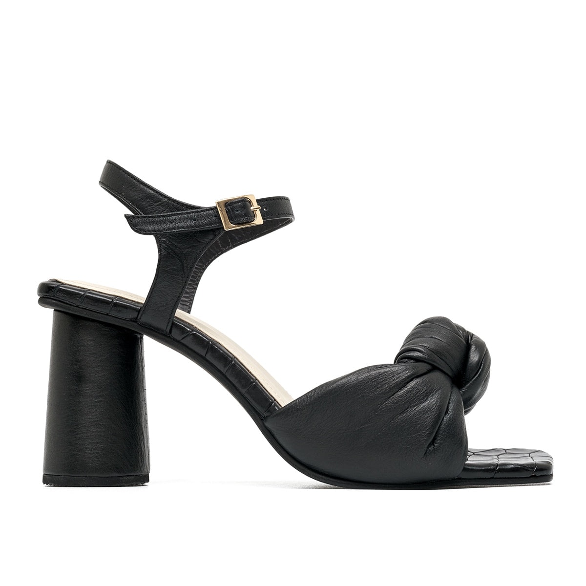 ALESSIA BLACK SANDALS - imagen 1