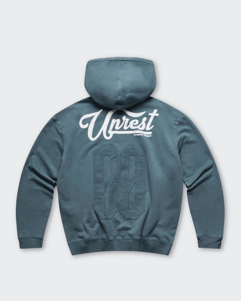 Hoodie Oversize azul Cloud Zip - imagen 1