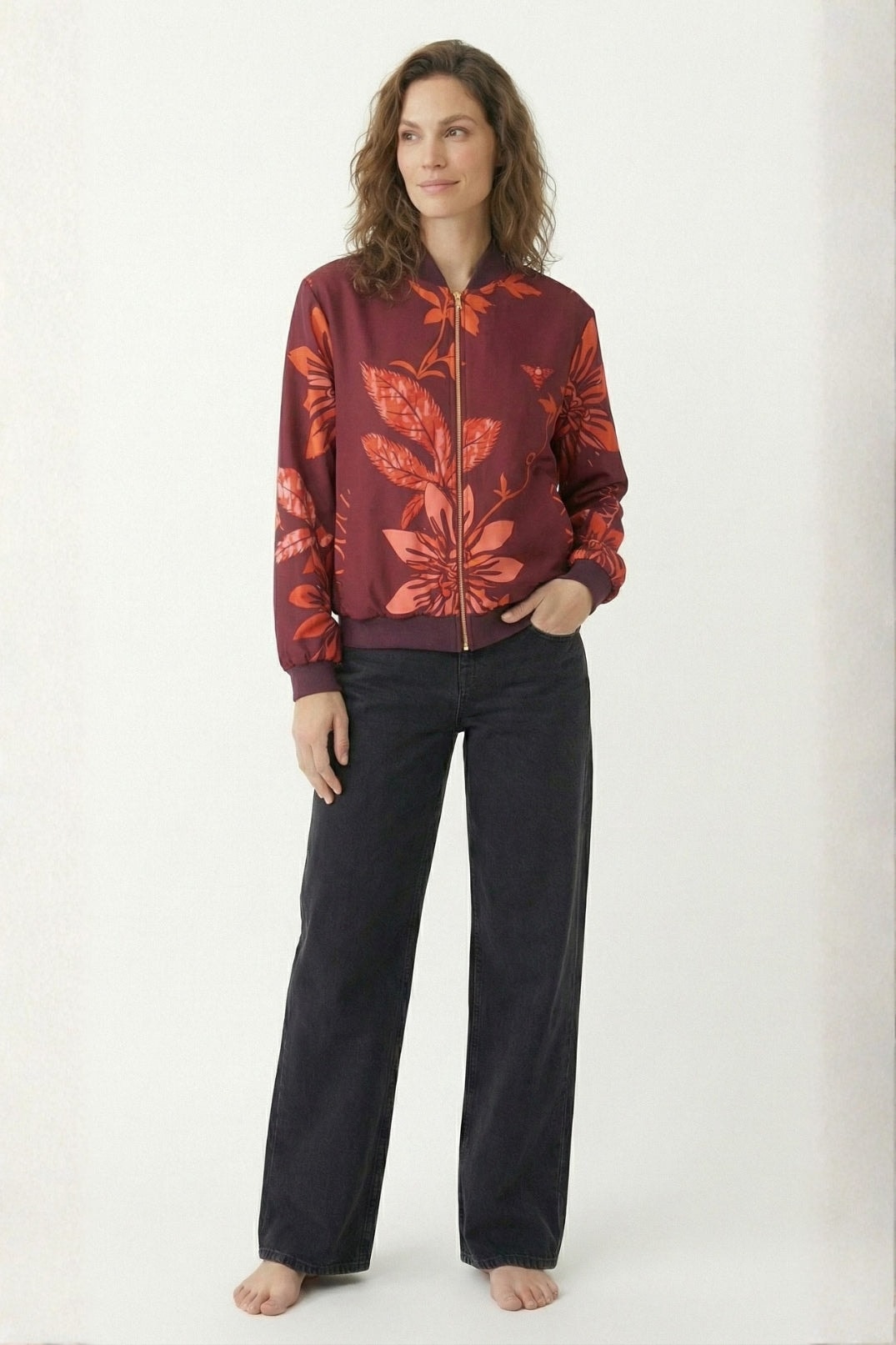 Chaqueta Origen Chulupa Burgundi - imagen 1