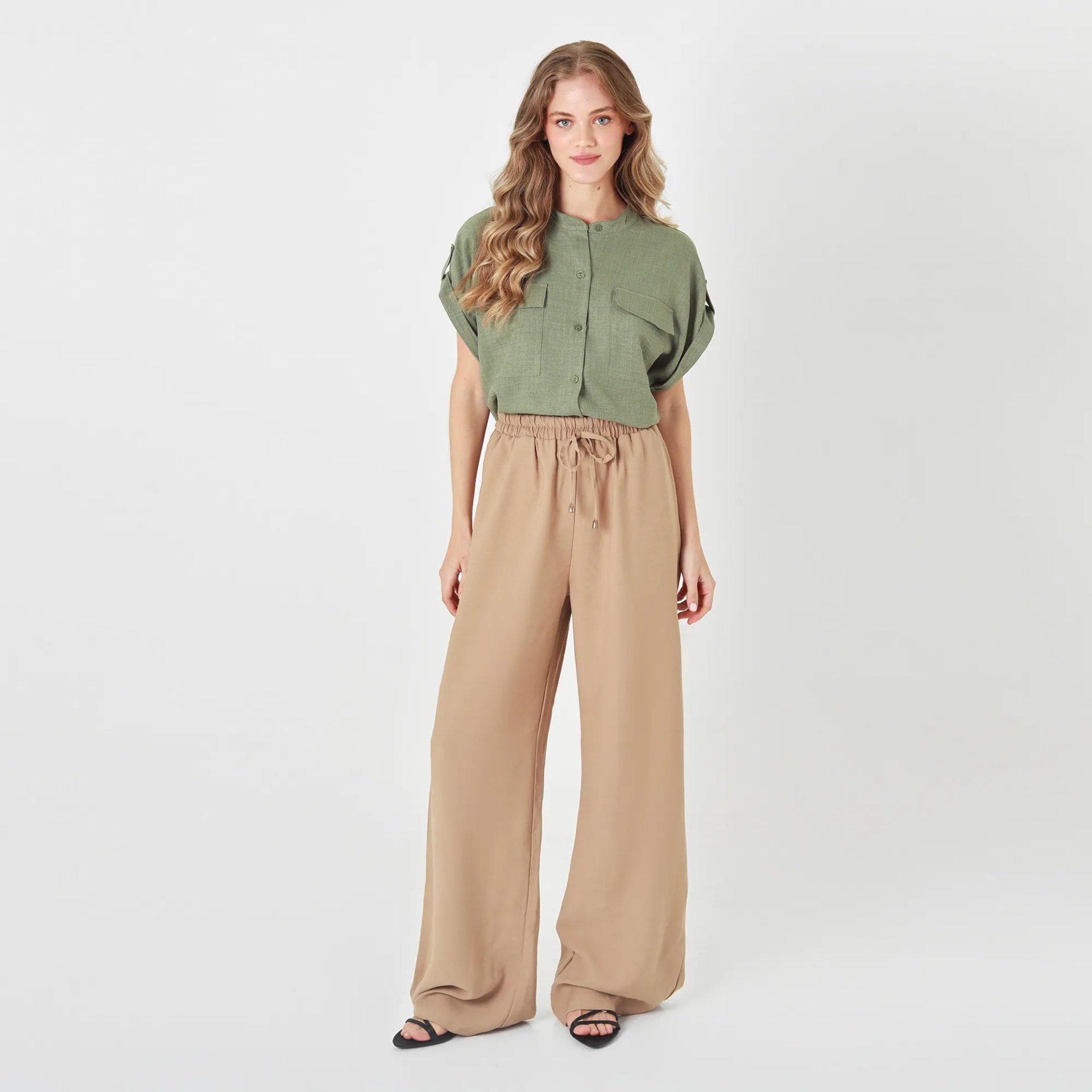 Pantalon Tiro Alto Bota Recta - imagen 1
