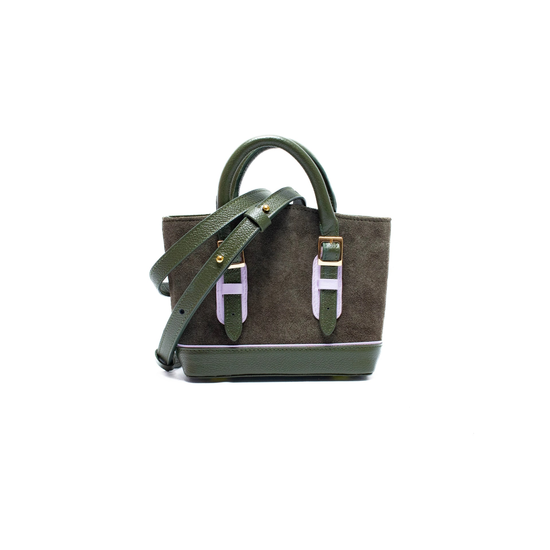 PICNIC BAG - Verde Botella x Malva - imagen 1