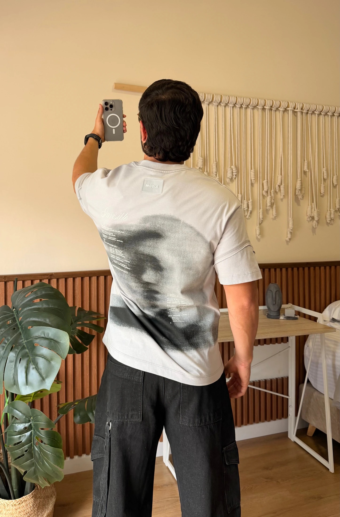 Camiseta Boxy Blur Face - imagen 1