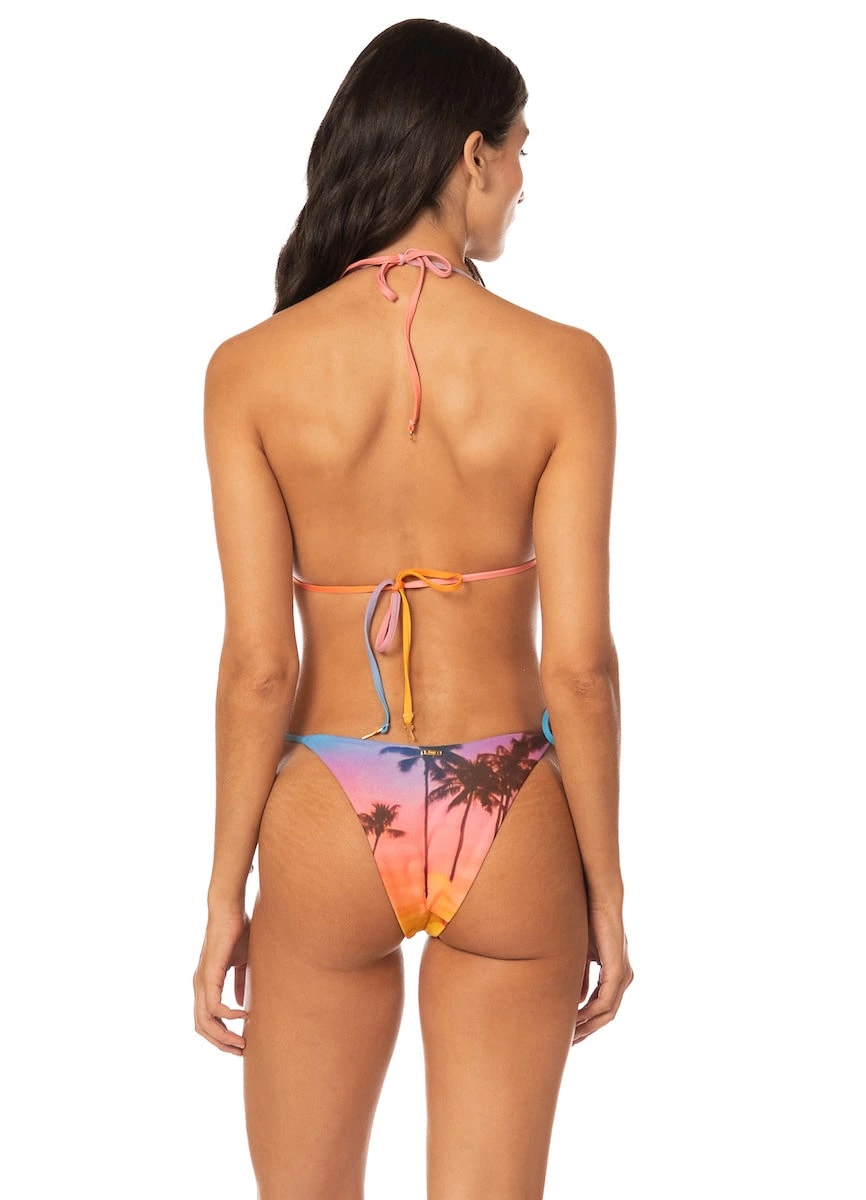 Maaji Peach Drift Sunshine Regular Rise Tie Side  Bikini Bottom - imagen 1
