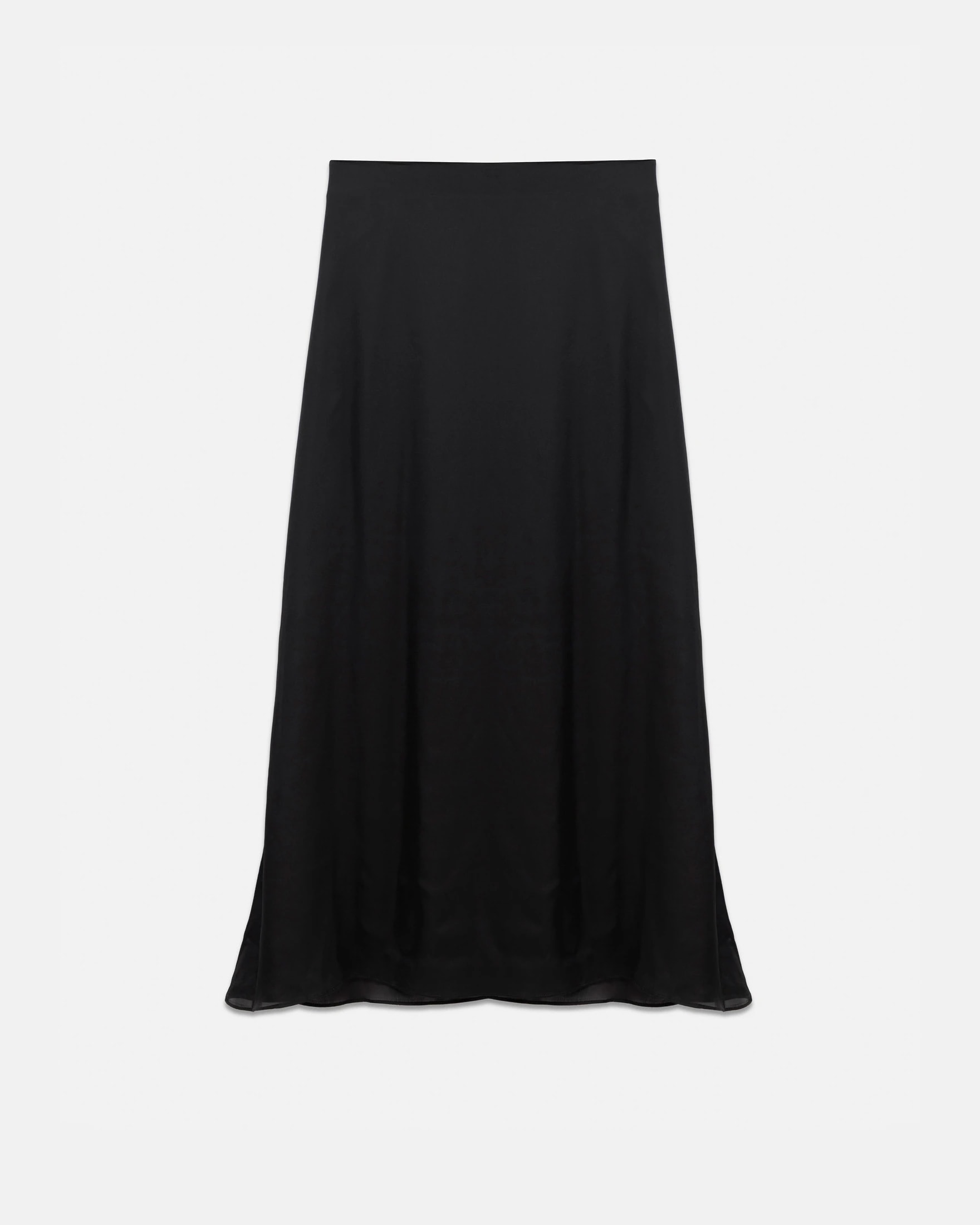 Basics Silk Long Skirt Black - imagen 1