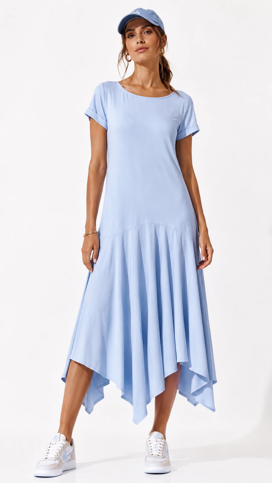 Vestido Nicolasa Celeste - imagen 1