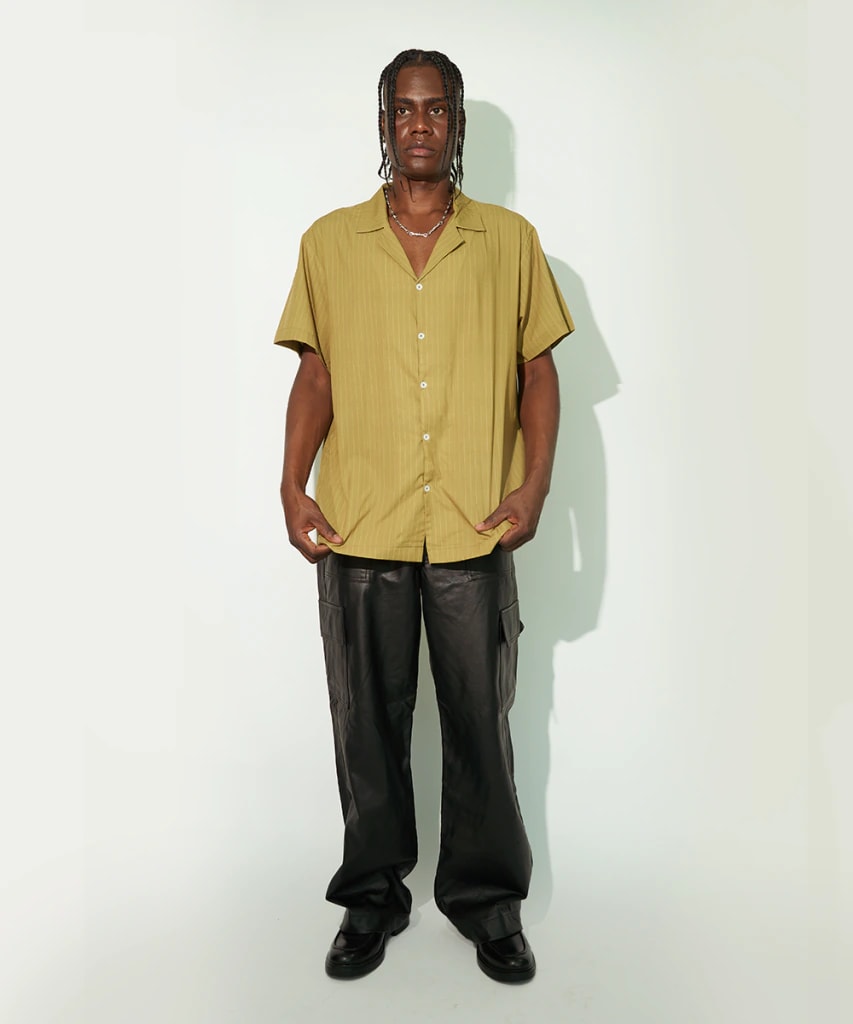 Camp Shirt in Green Pinstripe - imagen 1