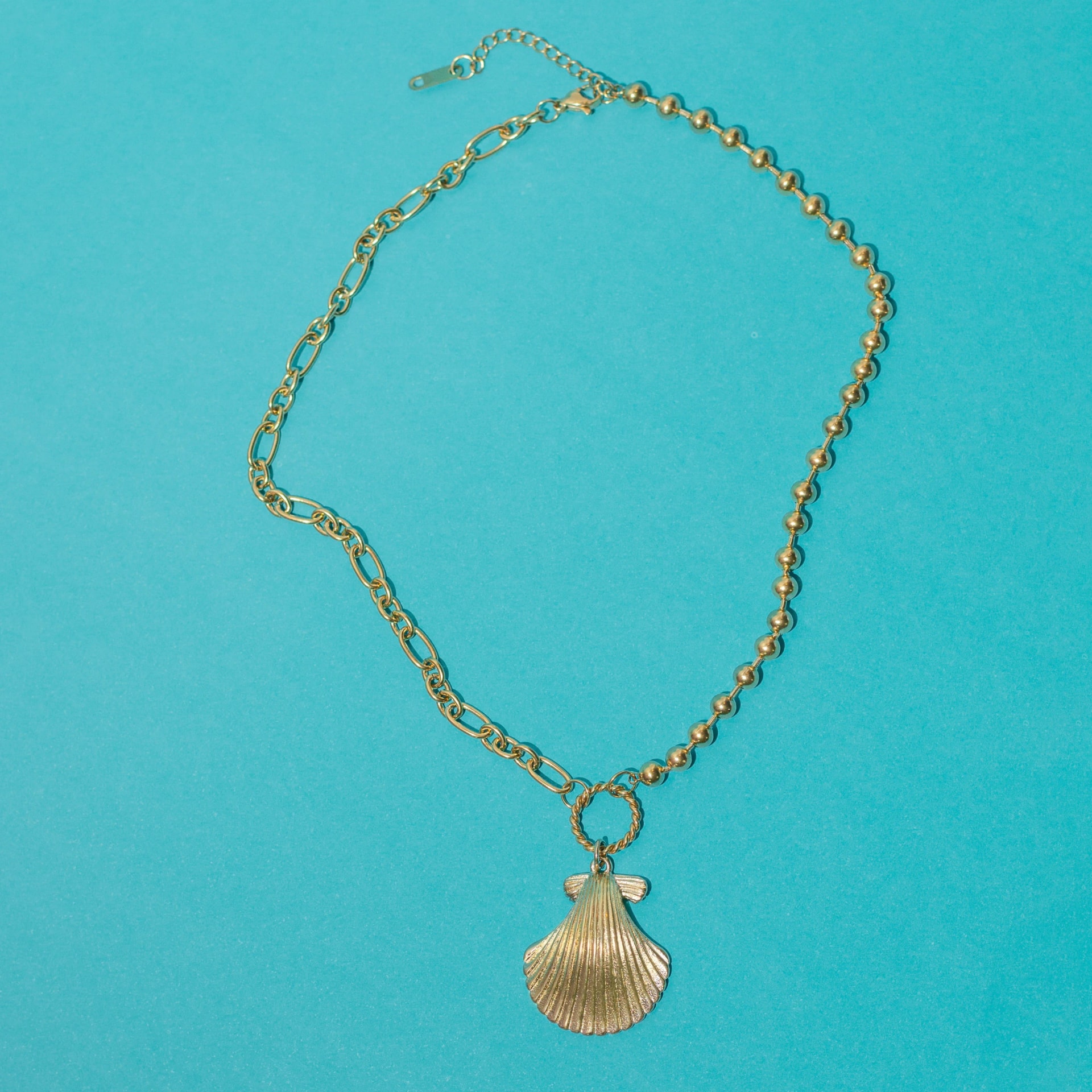 Collar Acero concha - imagen 1