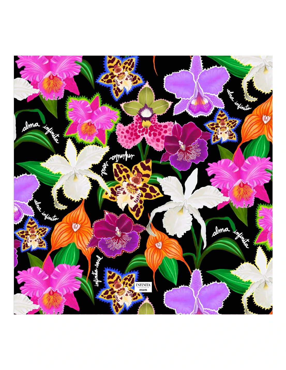 Pañoleta / Jarabe de flor Negro - imagen 1