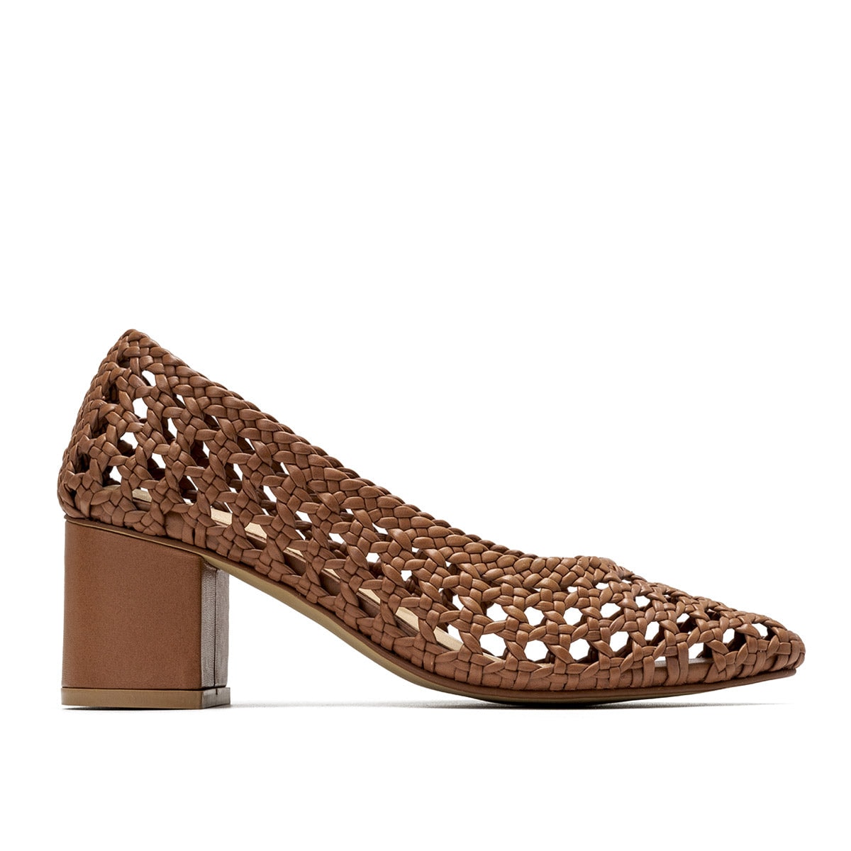 CONTESSA CRAFT BROWN HEELS - imagen 1