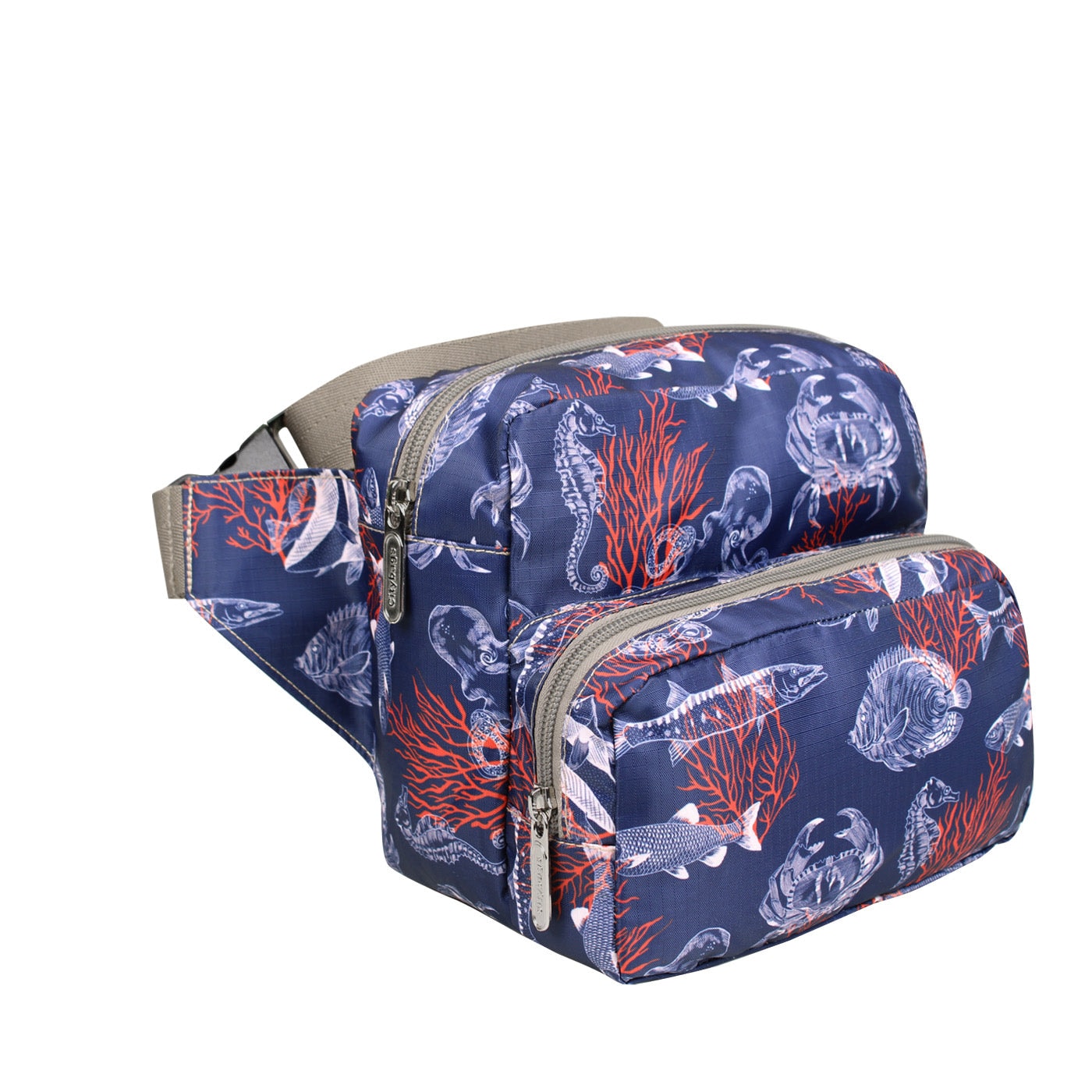 Canguro XL ULTRA Plegable Estampado Vida Multicolor Citybags - imagen 1
