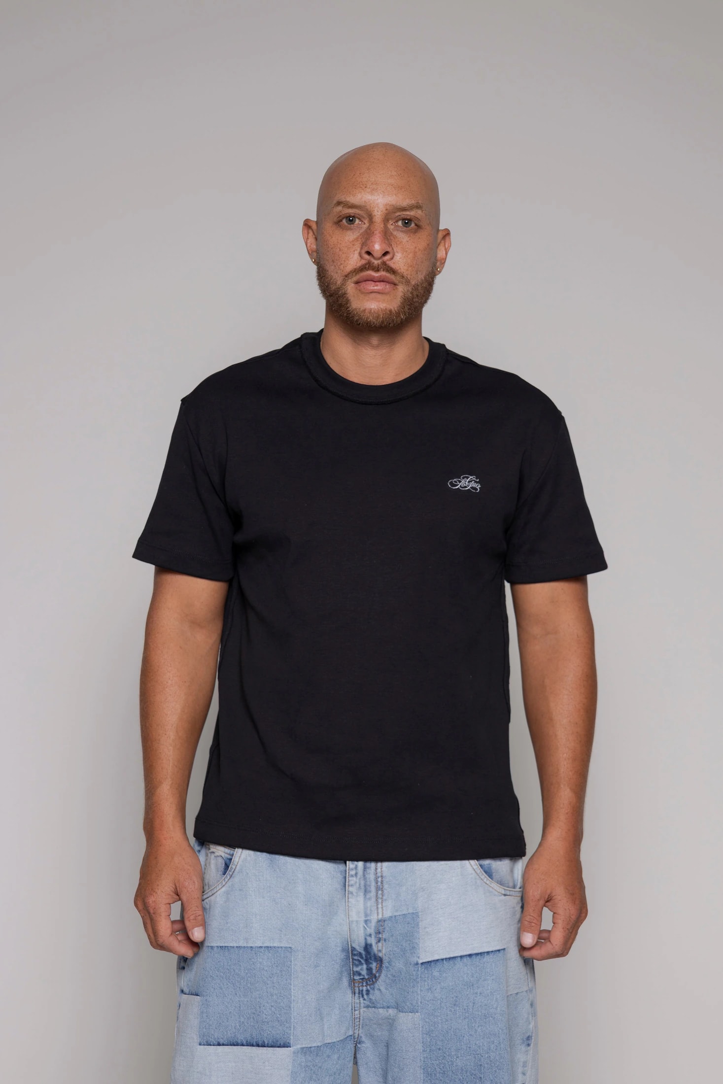 Camiseta Remainder Rib-Negra - imagen 1