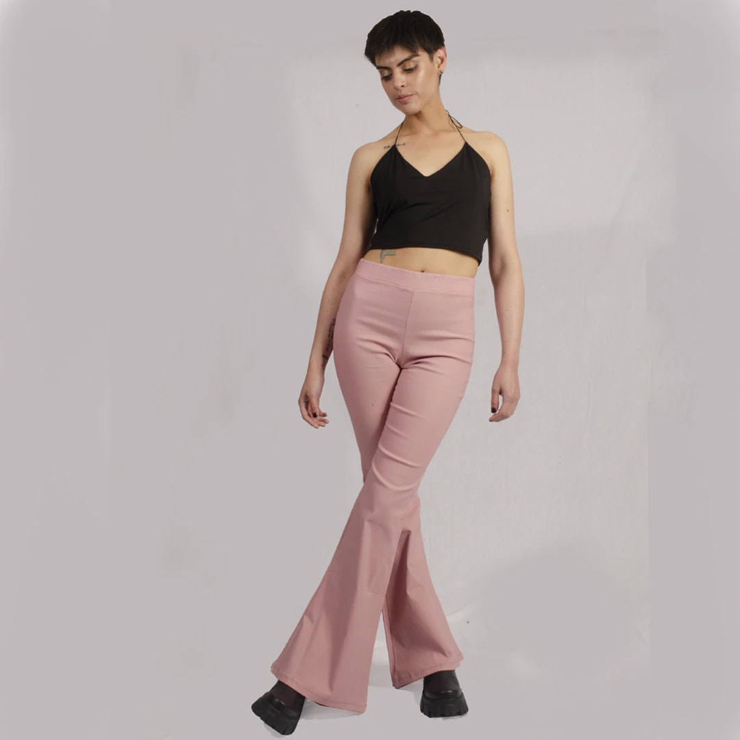 Pantalon Campana Rosa - imagen 1