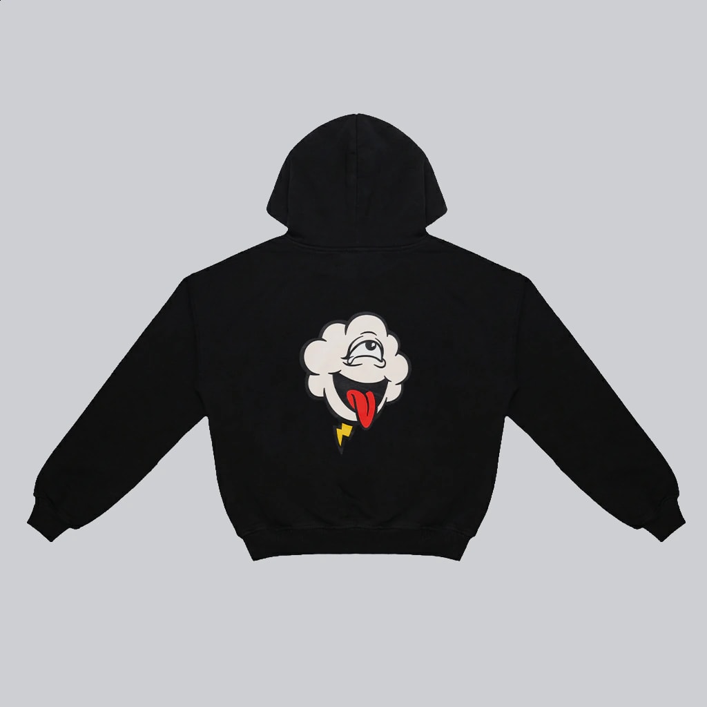 Hoodie nube negro - imagen 1