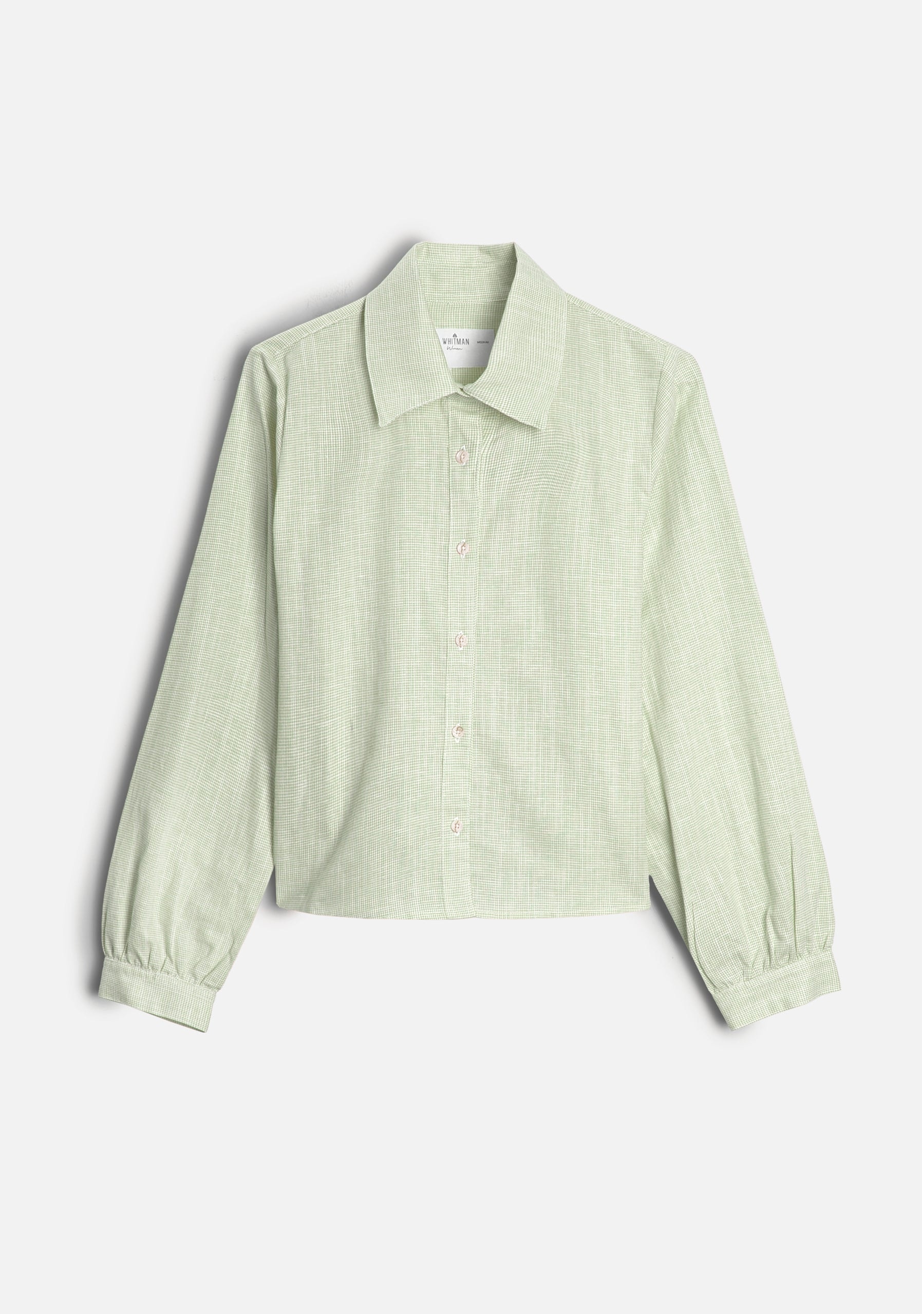 Camisa M Marianne Cuadros Verde Med - imagen 1