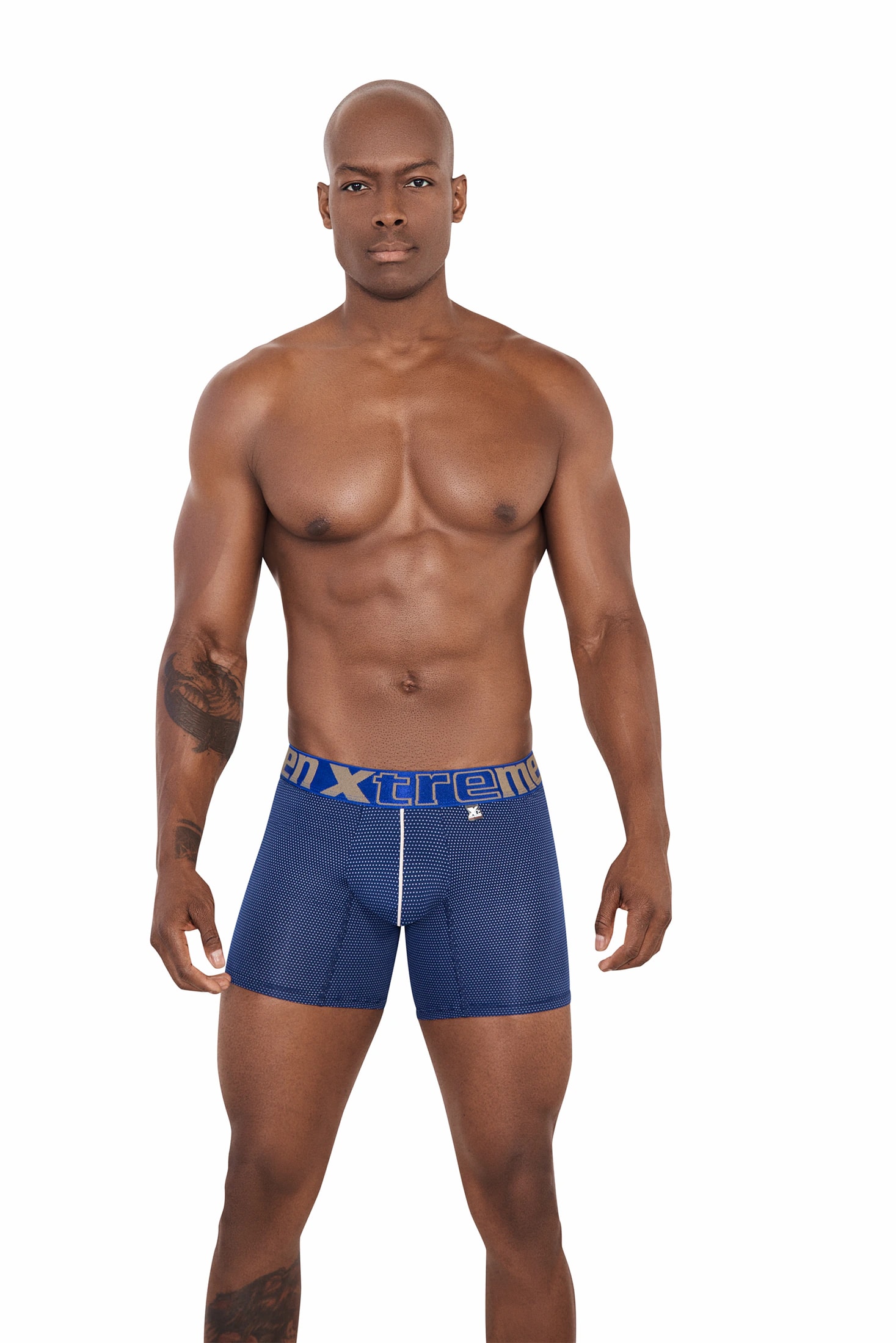 BOXER CLASICO FULL MICROFIBRA AZUL OSCURO - imagen 1