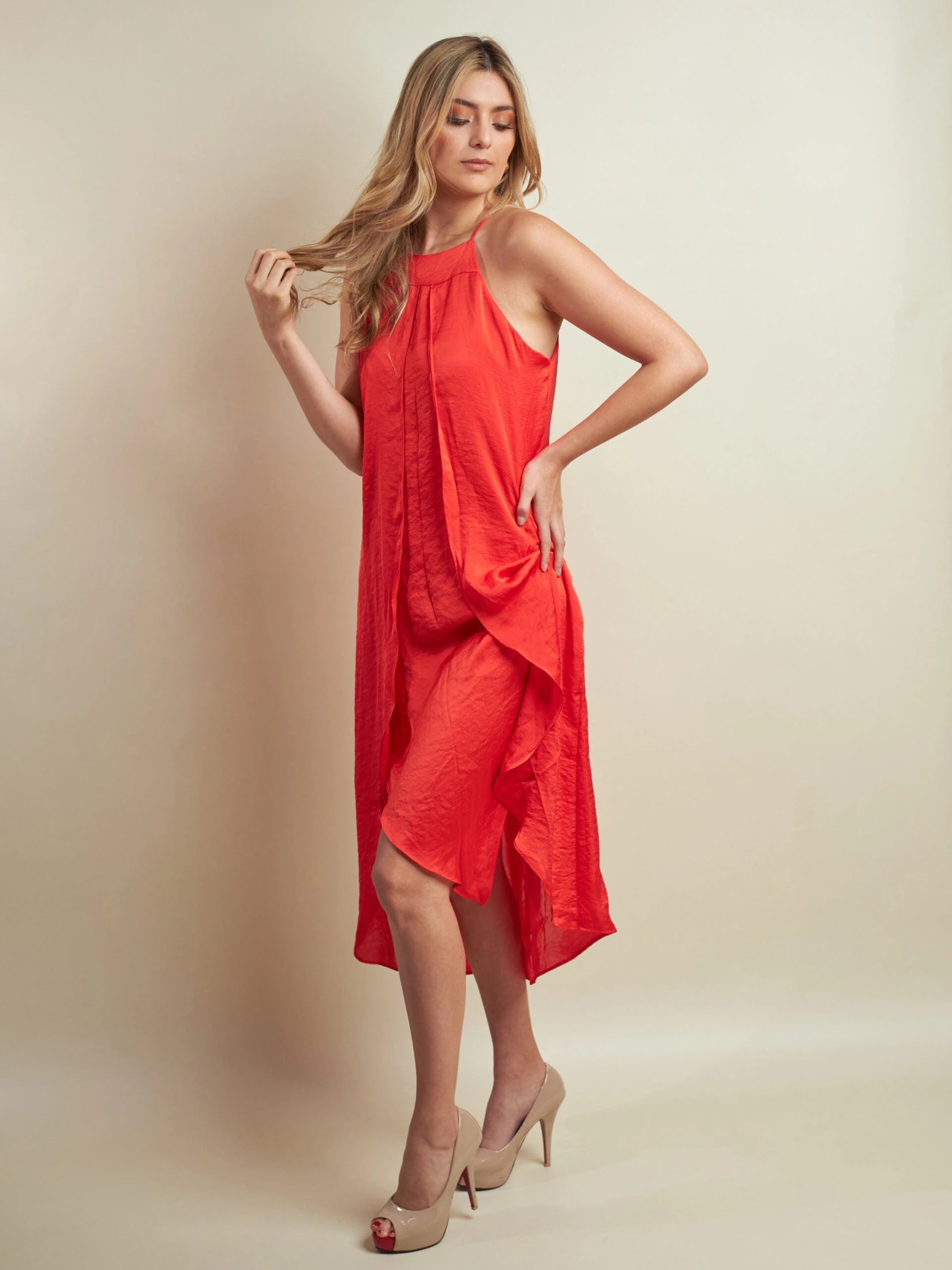 Vestido Angeles Tomate - imagen 1