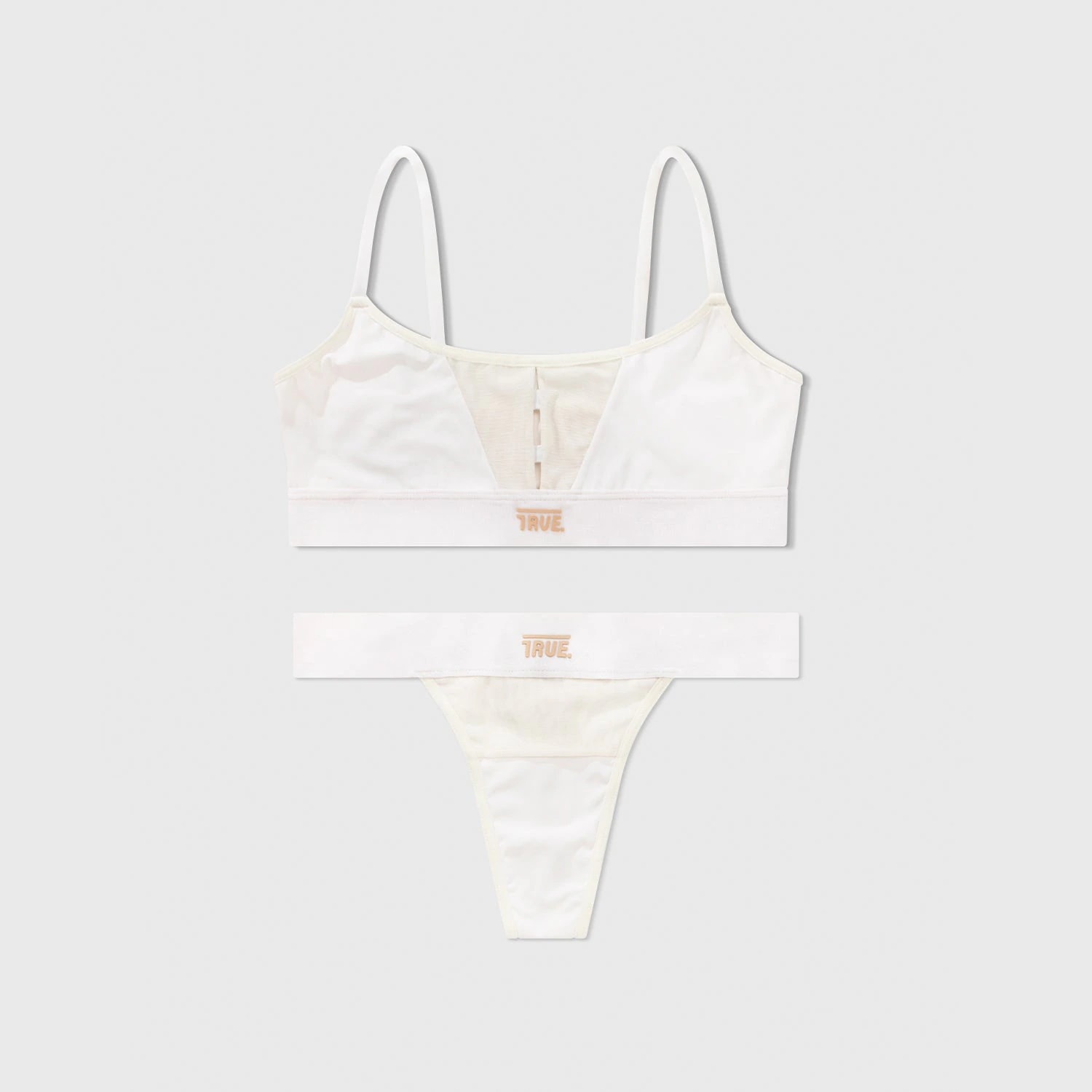 Underwear Set Top Mesh + Pantie - Cream - imagen 1