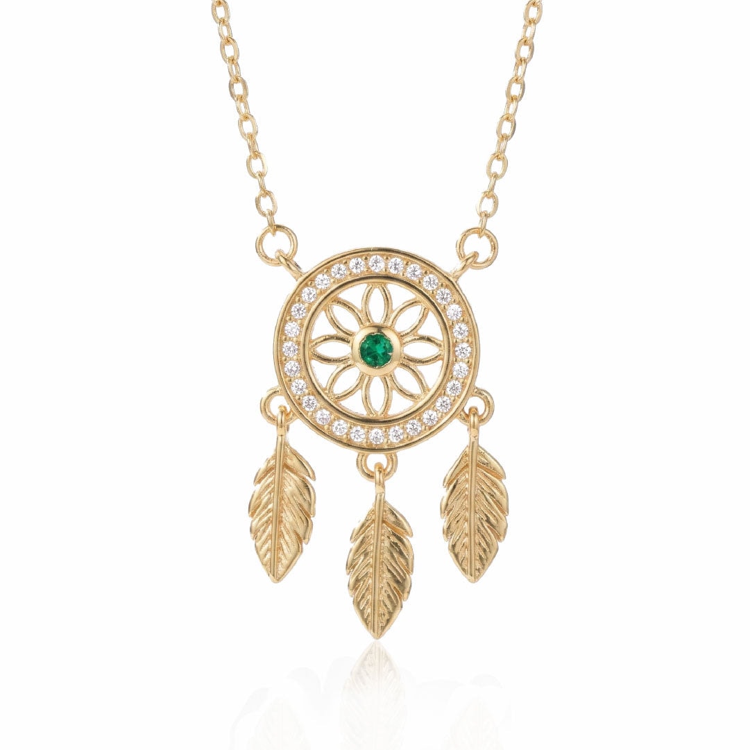 Collar Atrapasueños Esmeralda - imagen 1