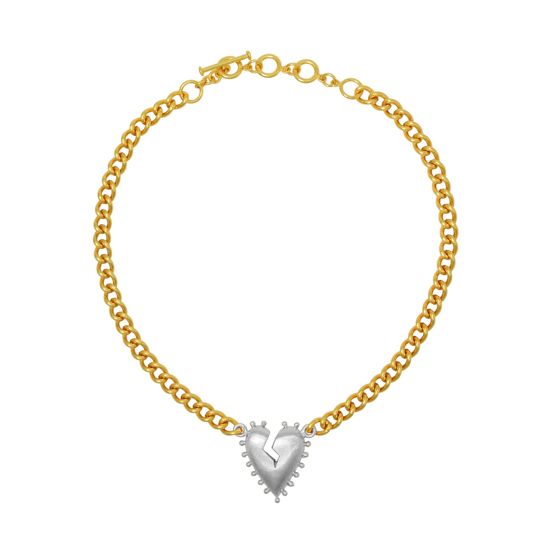 Choker CorazOFF Gold & Silver - imagen 1