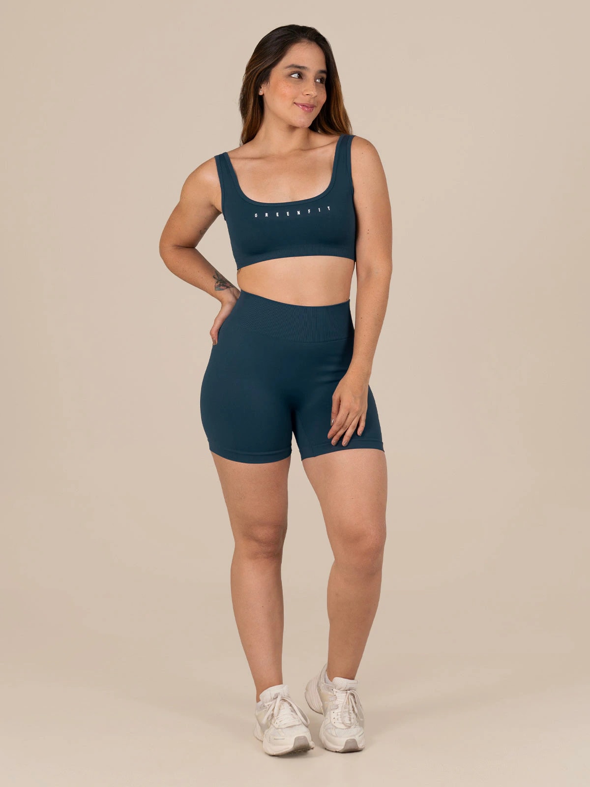 Central short set seamless grizul - imagen 1