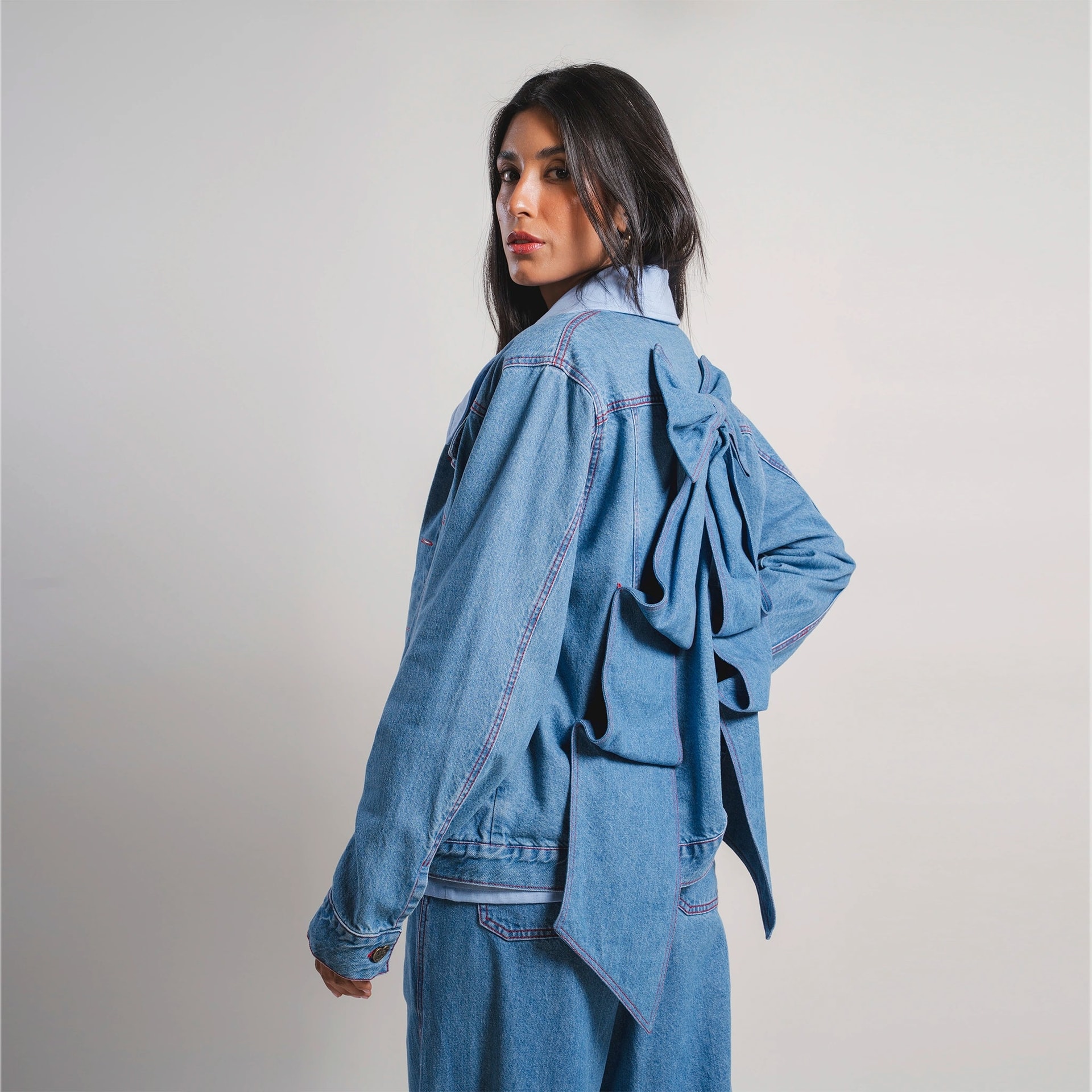 Chaqueta Denim Moño - imagen 1