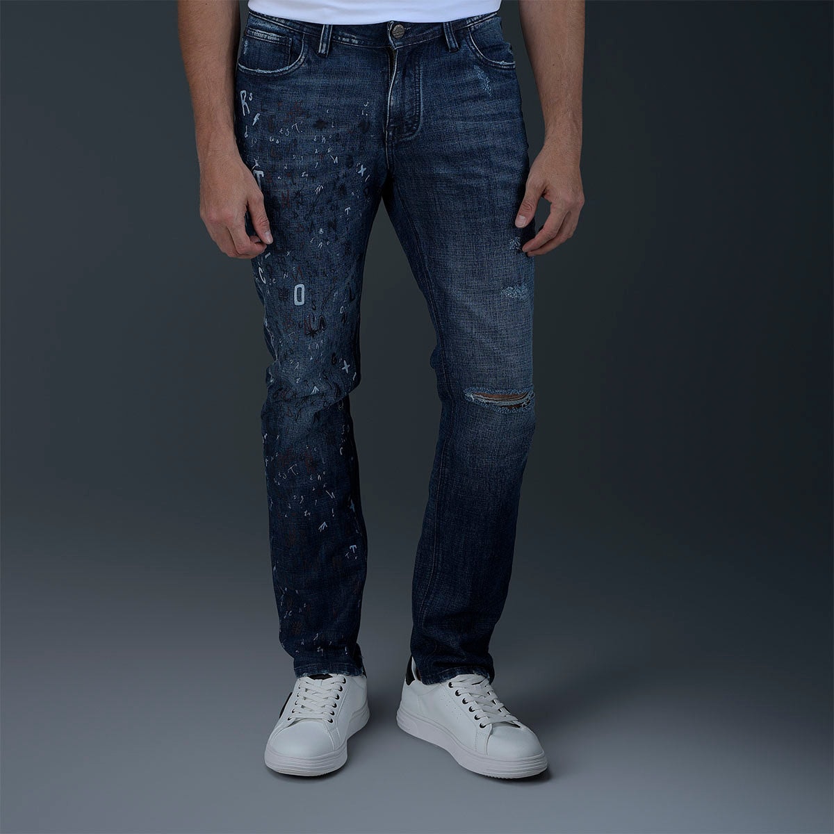 Jeans Azul Slim London - imagen 1