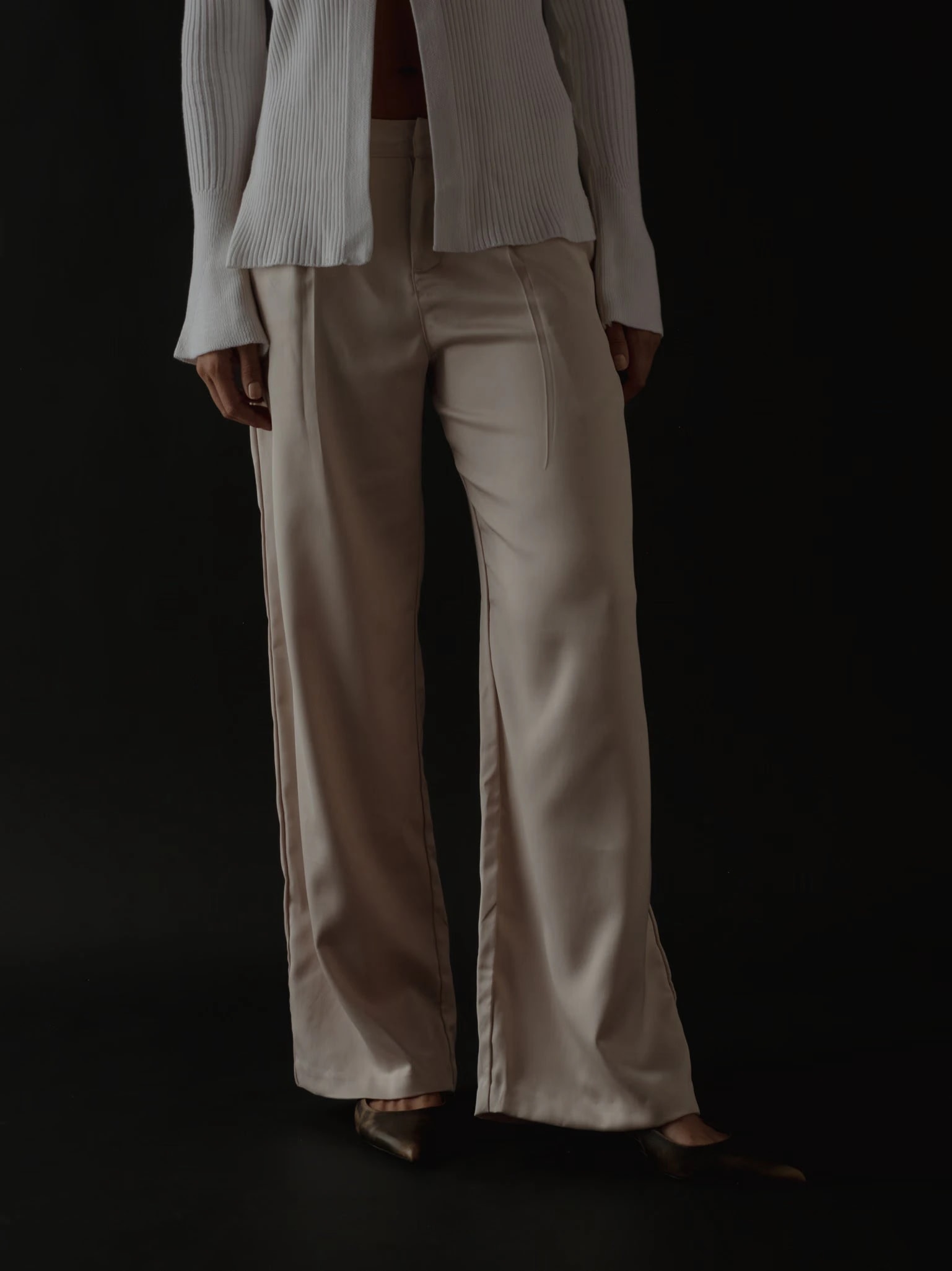 NOT SO MODEST TROUSER - SAND PEARL - imagen 1