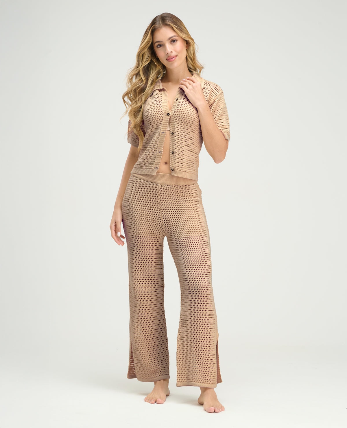 Pantalón Tejido Calado | Pretina Elástica | Transpirable - imagen 1
