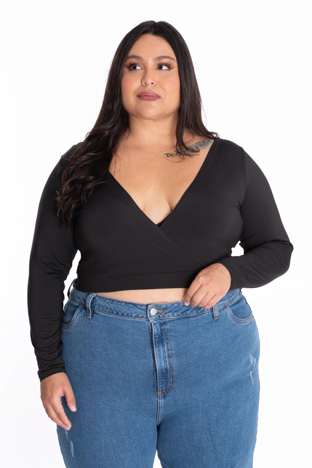 Crop Top Molly Negro - imagen 1