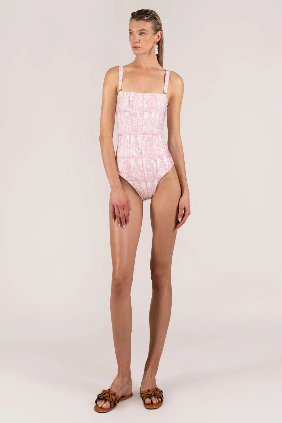 Women's carts one piece swimsuit - imagen 1