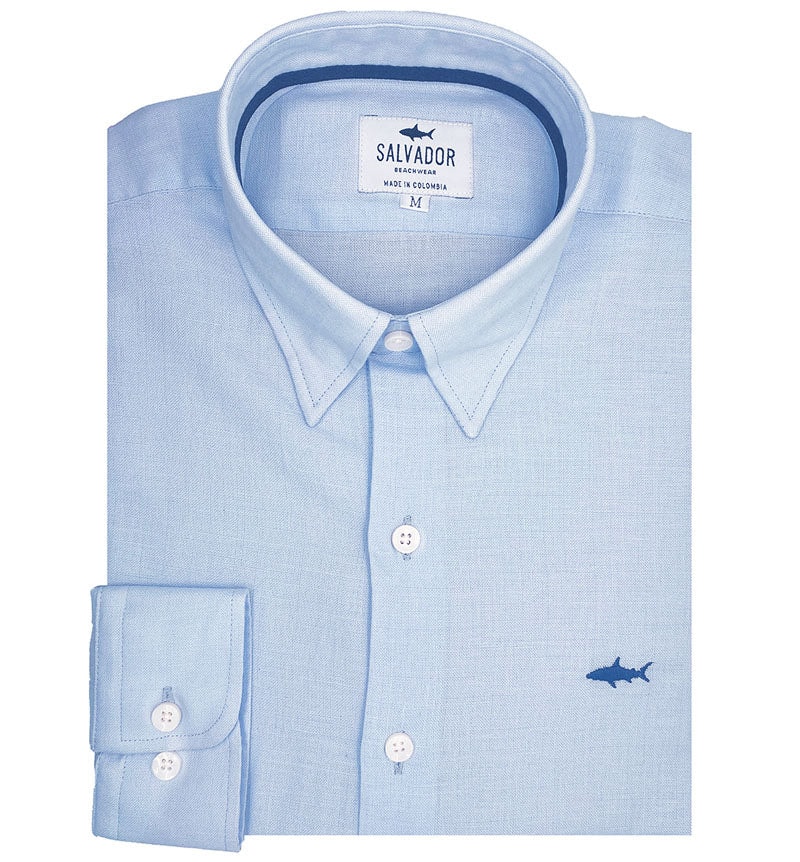 CAMISA AZUL CLARA - imagen 1