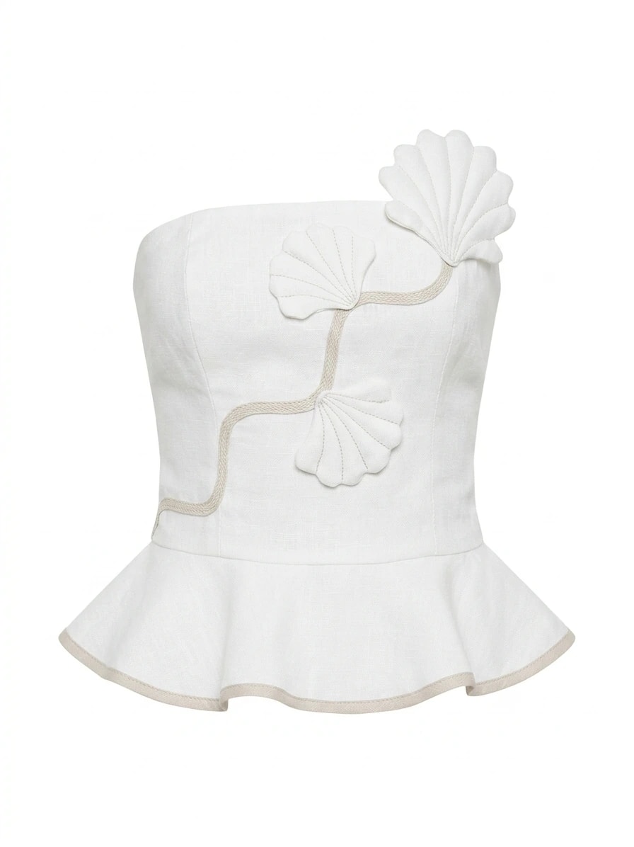 VAIANA TOP IVORY - imagen 1