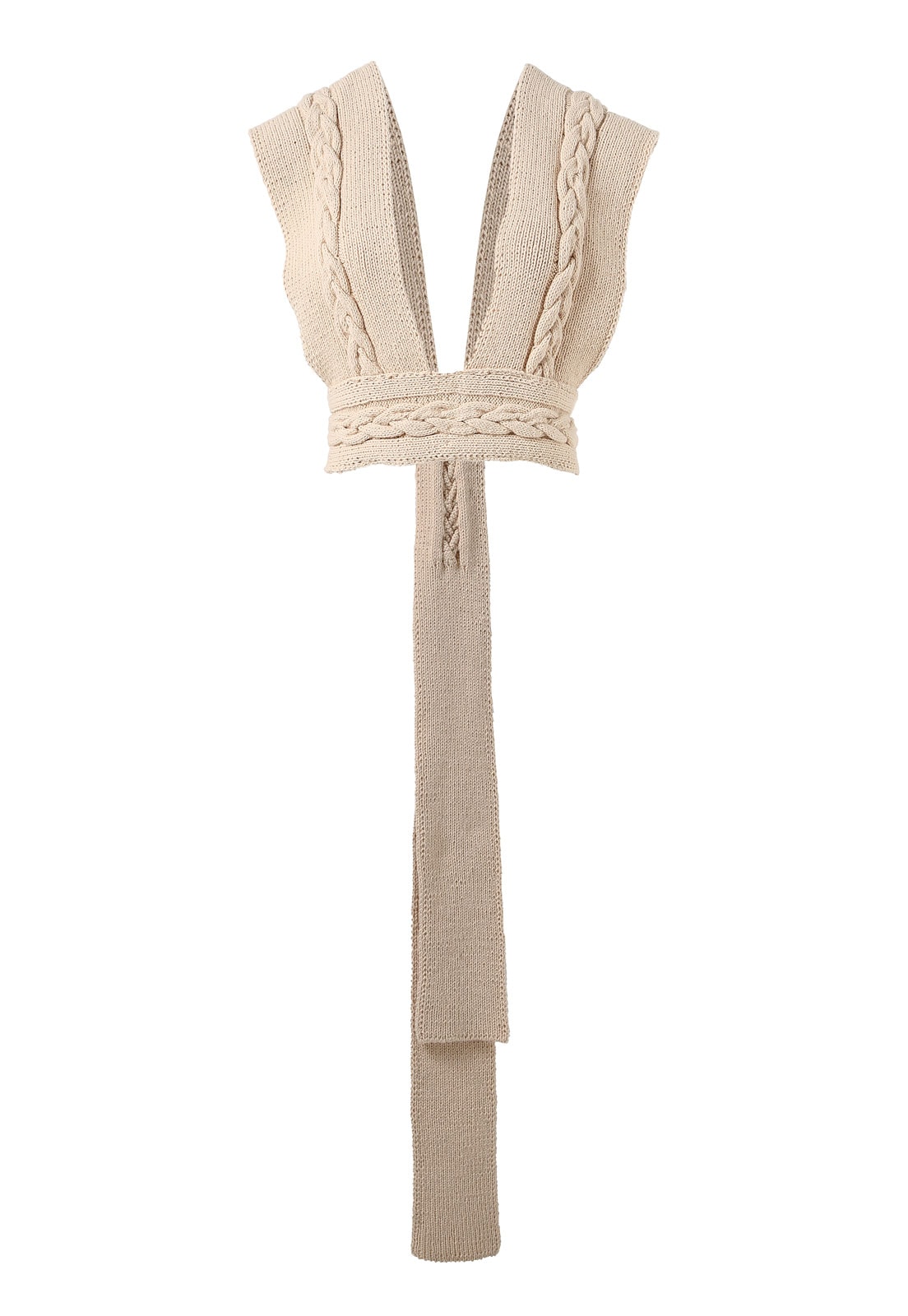BRAIDED BAND KNITTED TOP - imagen 1