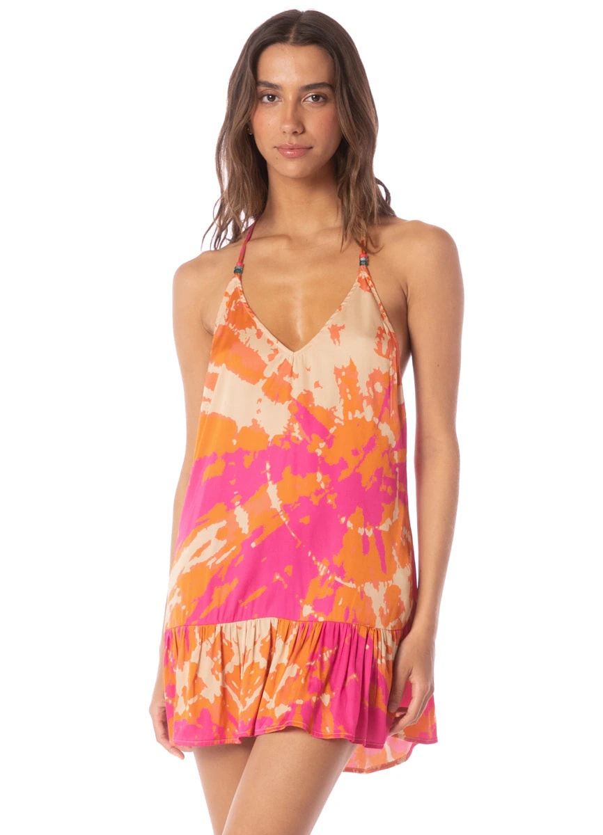 Maaji Flamingo Swirl Linn Short Dress - imagen 1