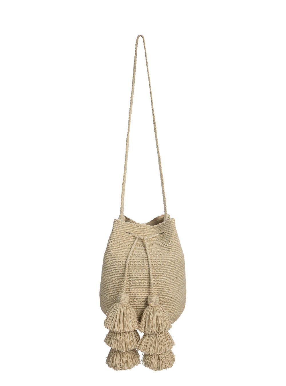 Mochila wayuu Basic Sand - imagen 1