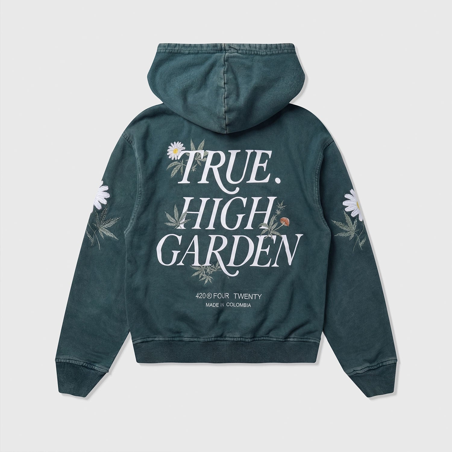 Garden Hoodie - Washed Pine Green - imagen 1
