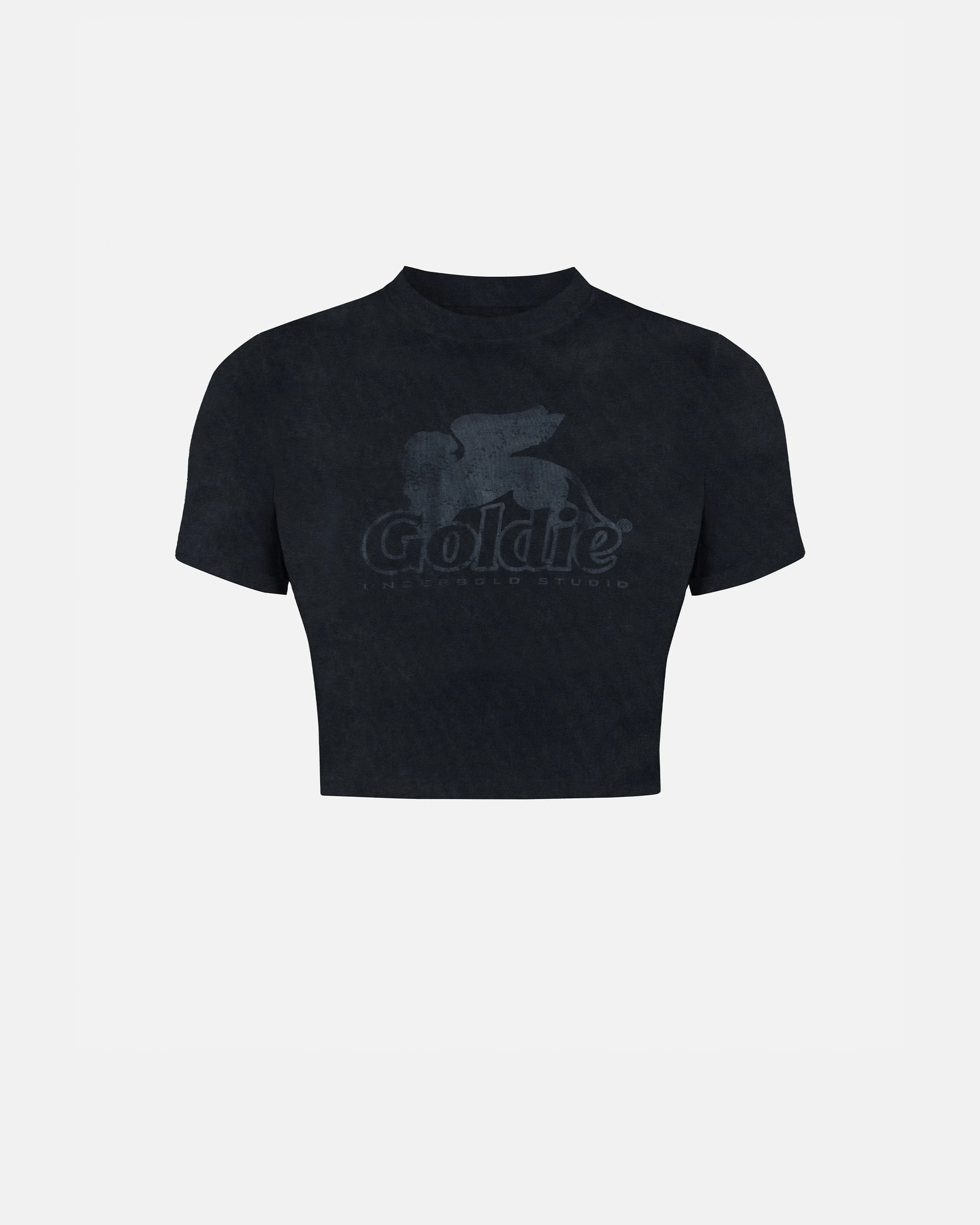 Agnus Dei UNDRGLD Baby Tee Vintage Black - imagen 1