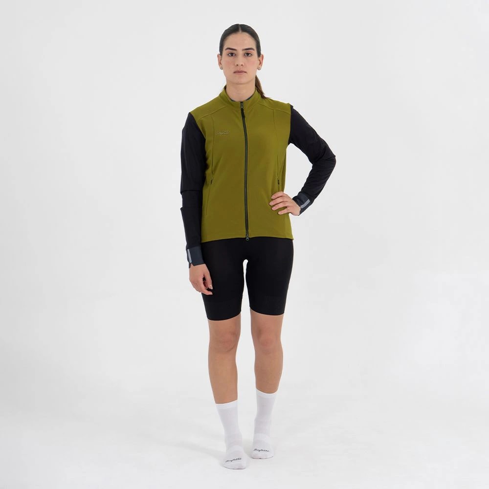 CHAQUETA CICLISMO THERMALTECH OLIVE UNISEX - imagen 1