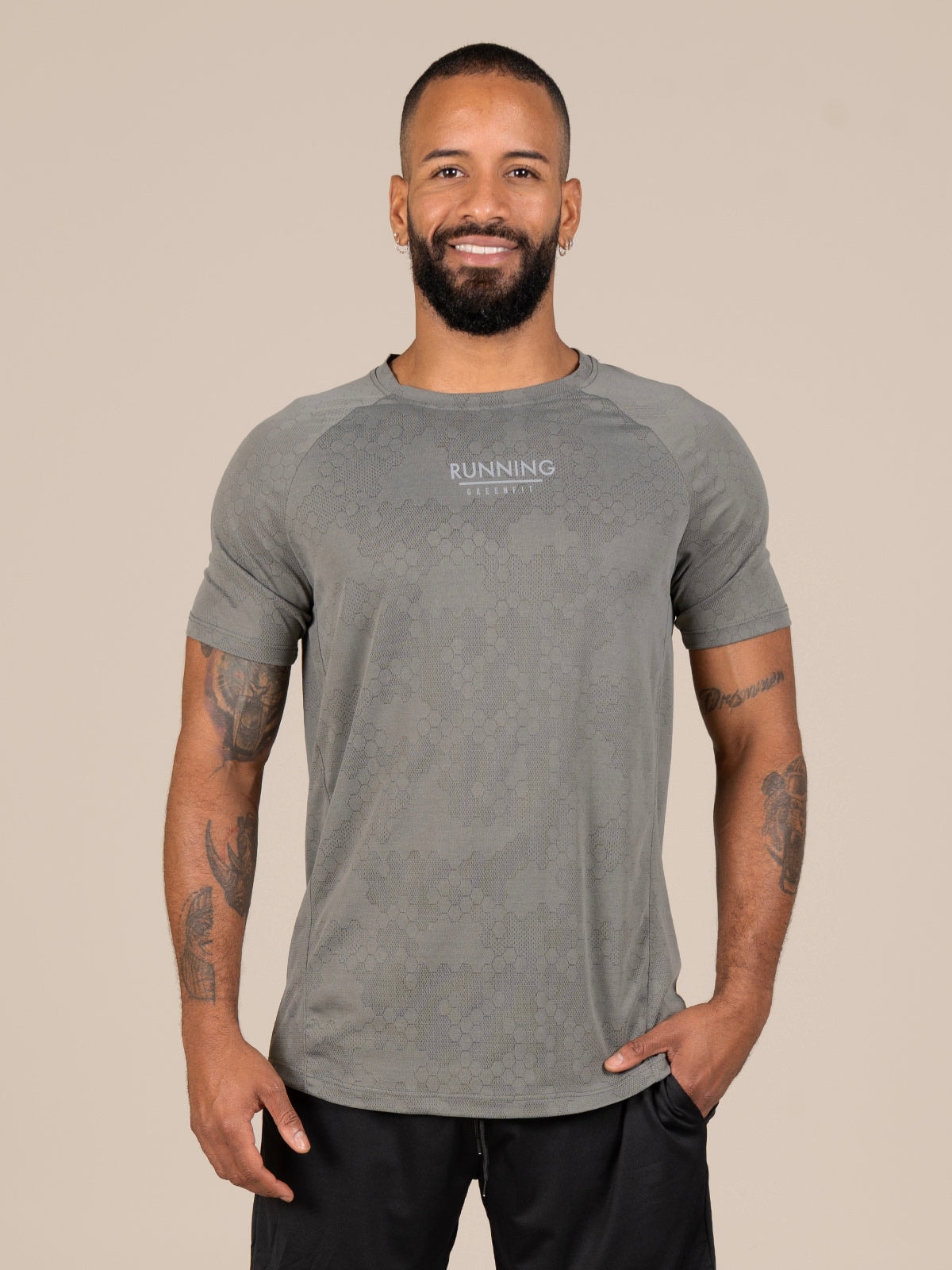 CAMISETA HOMBRE ACTIVE BERLIN GRAY - imagen 1