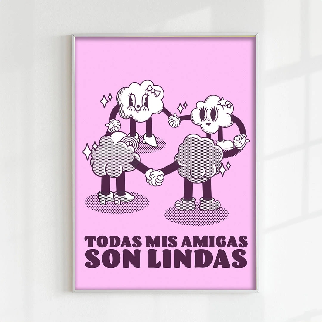 Todas mis amigas print (Papel 220g) - imagen 1