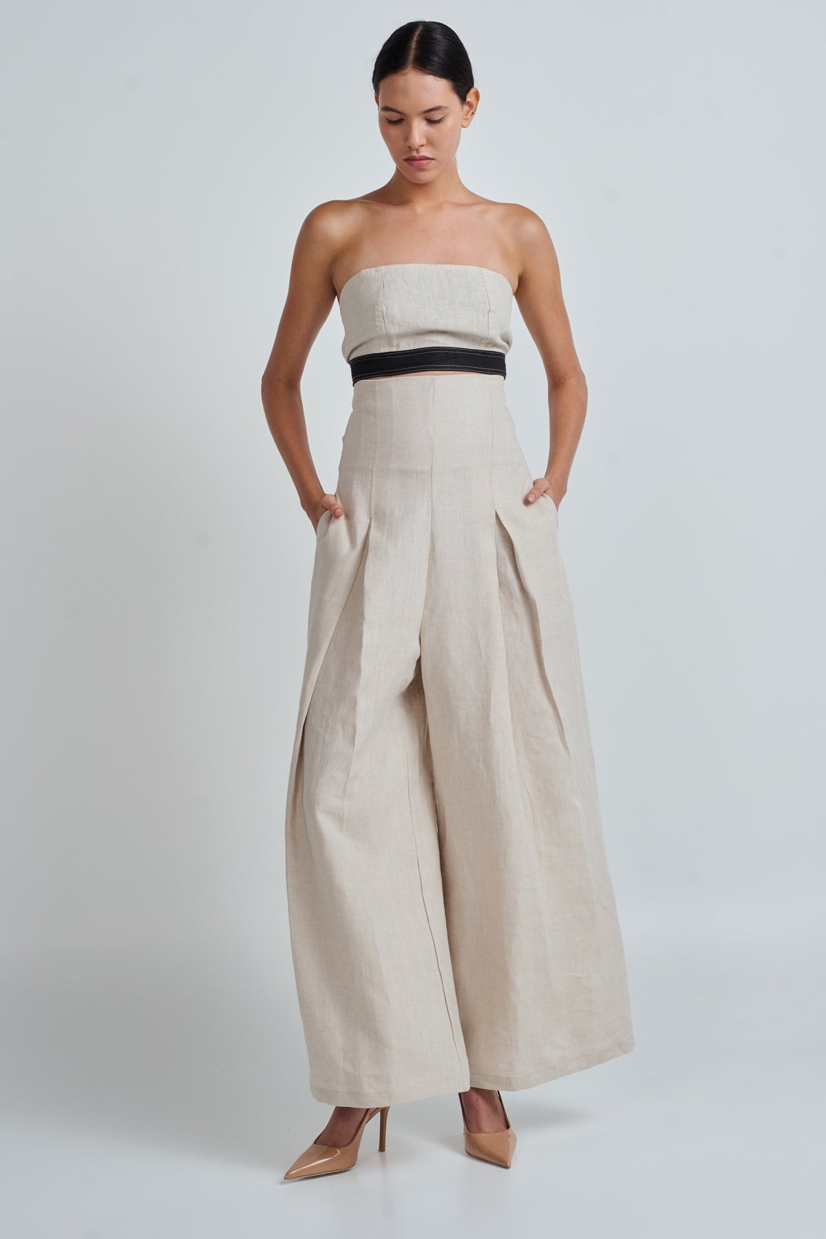 ATHINA PANTS NATURAL - imagen 1