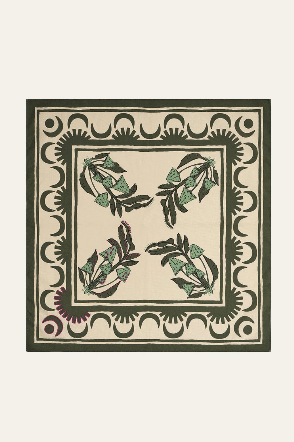Secret Life Of Funghi Cloth Napkins Set of 4 - imagen 1