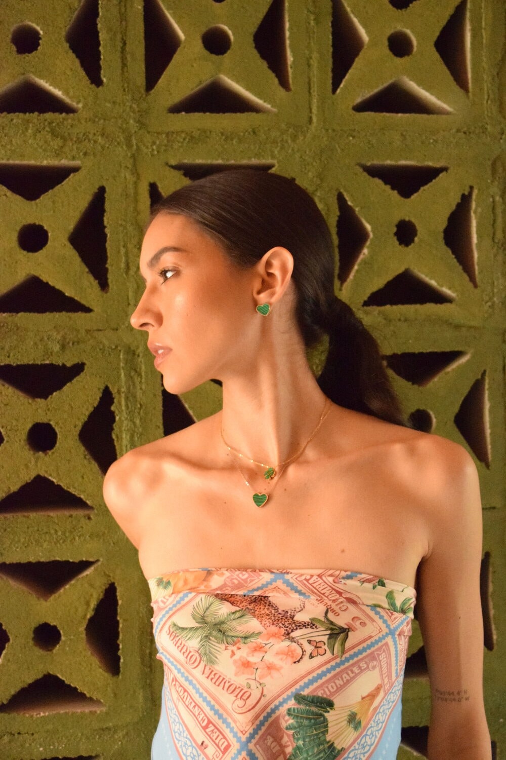 ARETES Malachite Heart - imagen 1