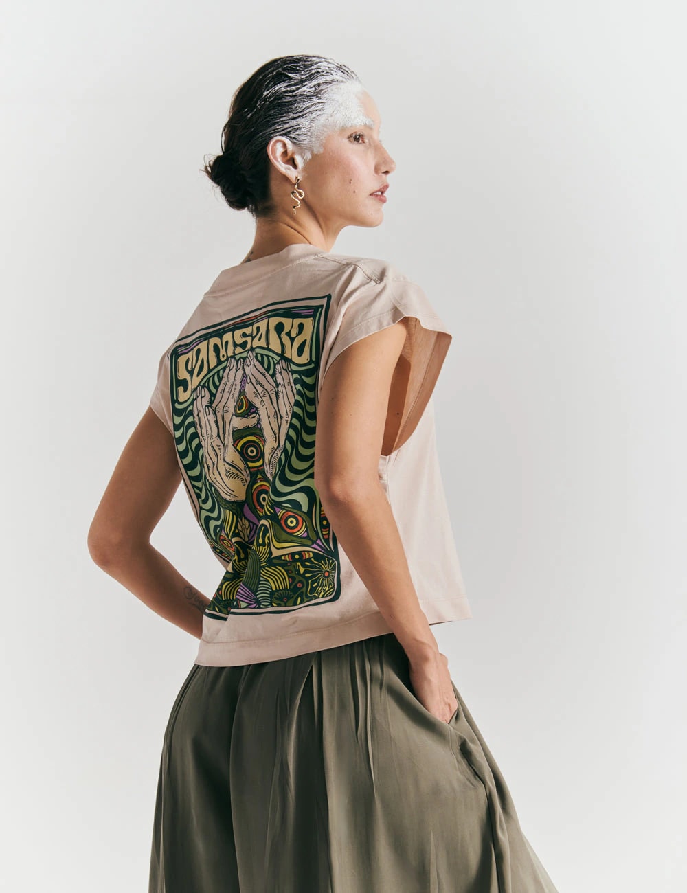 Camiseta Manga casco Nirvana Curuba Mujer - imagen 1