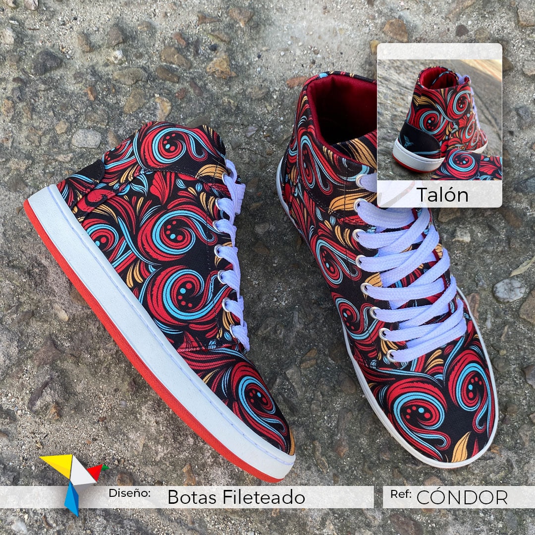 Fileteado – Botas CÓNDOR - imagen 1