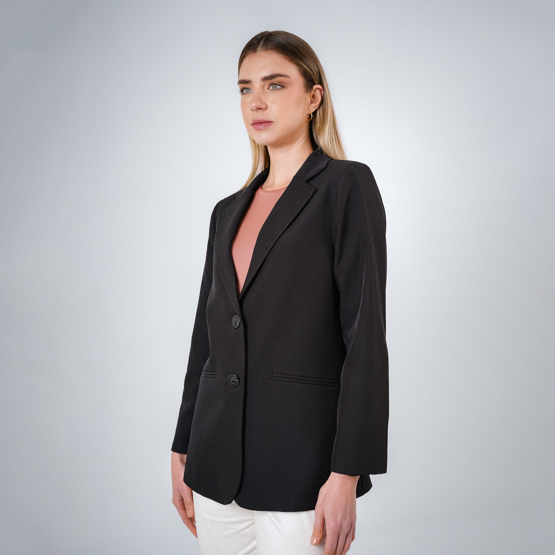 Chaqueta blazer cuello solapa - imagen 1