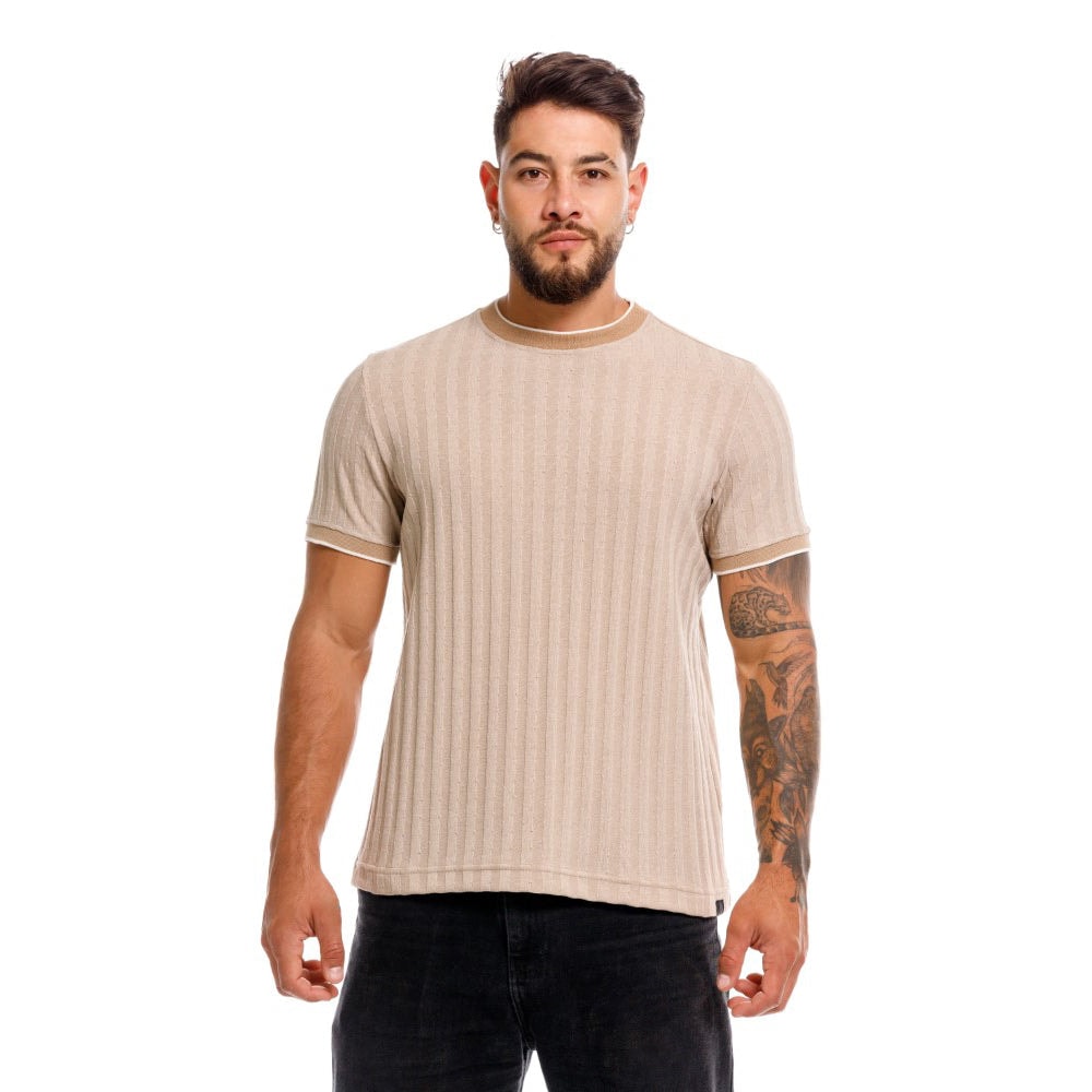 CAMISETA CUELLO REDONDO CAIRO CAFÉ - imagen 1