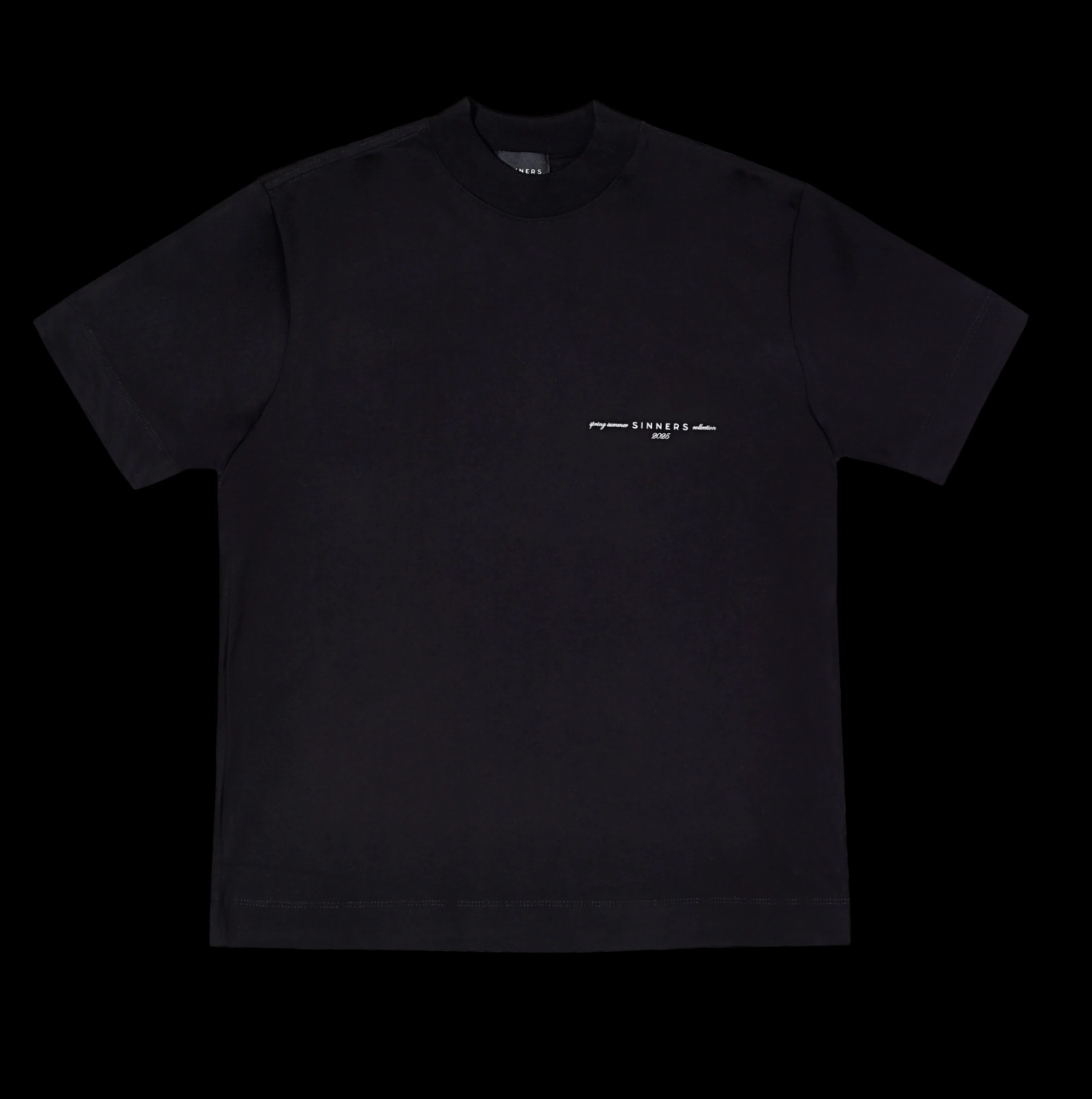 GARMENTS BLACK T-SHIRT - imagen 1