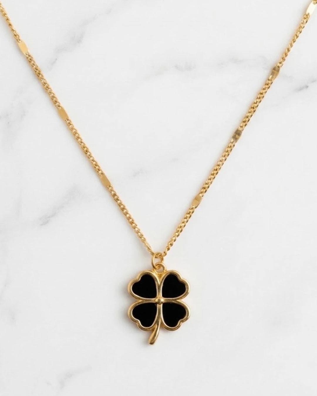 CADENA CLOVER BLACK - imagen 1