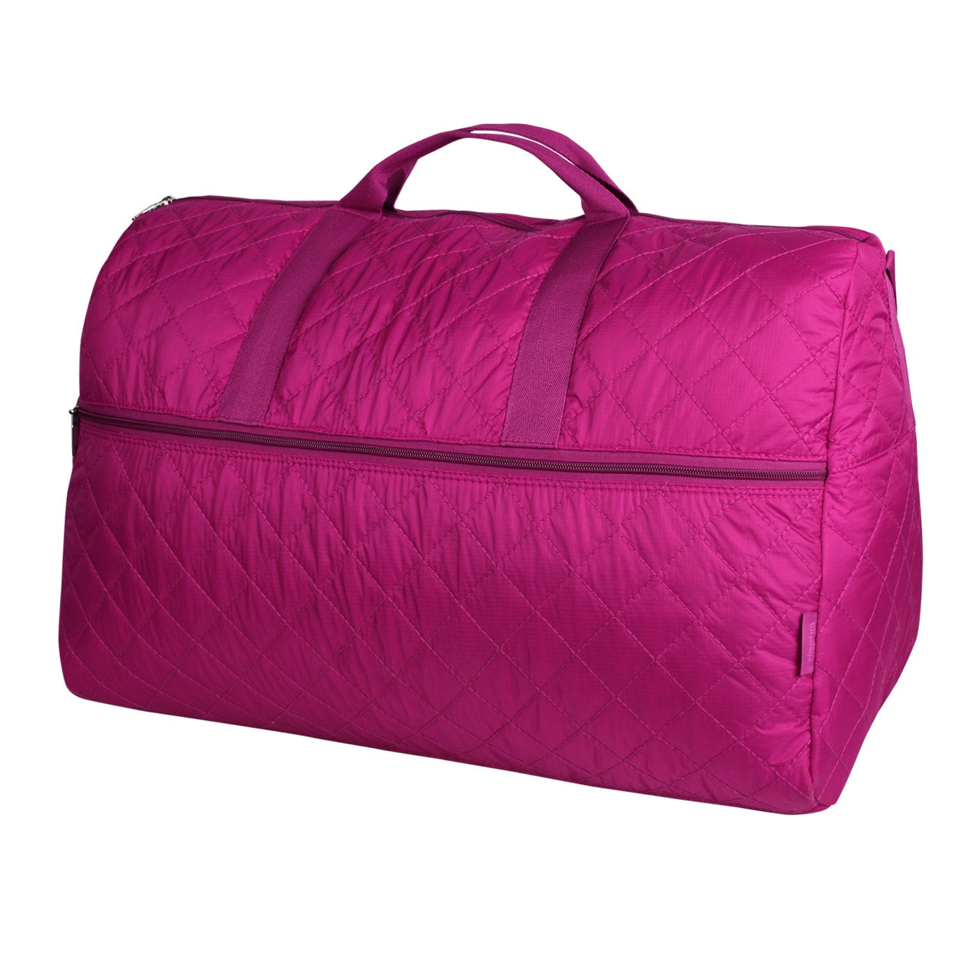 Maleta XL Plegable Puffer Fucsia - imagen 1